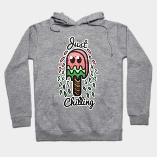 Just Chilling Watermelon Ghost Ice Lolly Hoodie